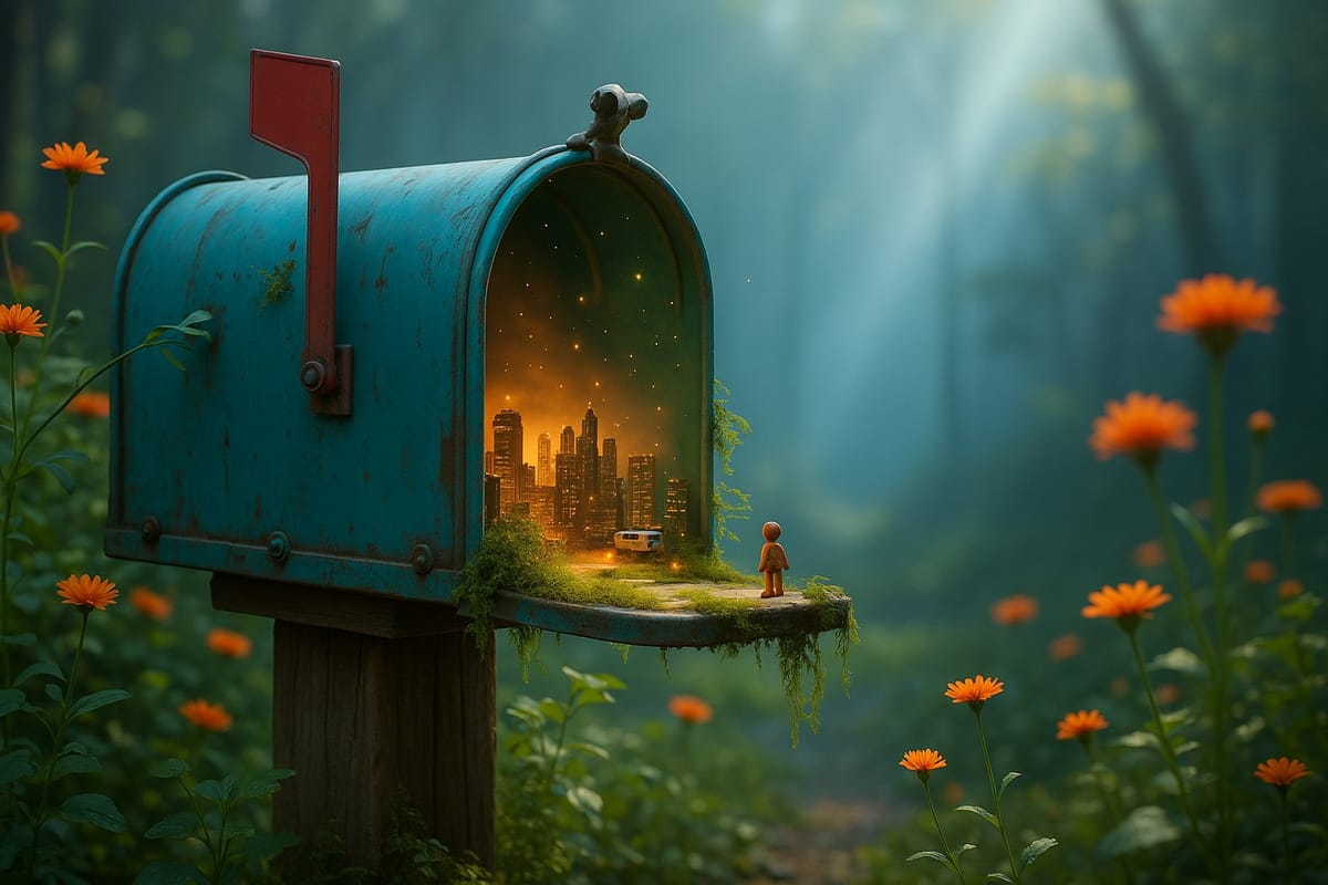 The Mystery of the Blue Mailboxes